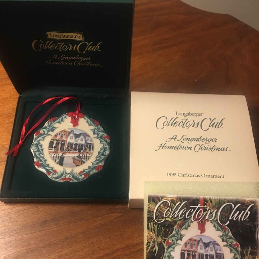 Longaberger ornament Shopping in Mainstreet